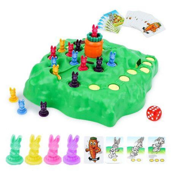 Rabbit Trap Board Game Funny Montessori Interactive Educational Toy For Children's Birthdays Gifts Basic Version