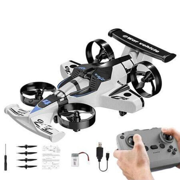 Racing Car And Drone Combination, Remote Controlled Flying Car, Foam Material, Features Include One Key Takeoff, Stable Hovering, Racing Mode