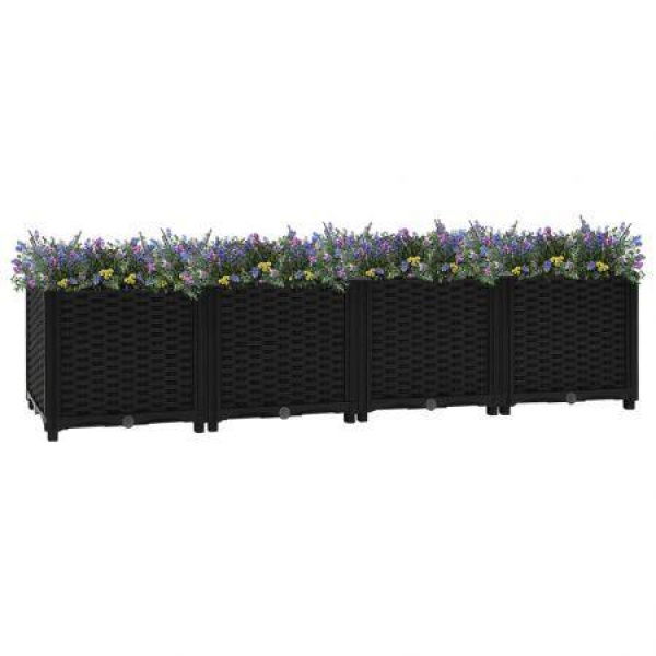 Raised Bed 160x40x38 Cm Polypropylene