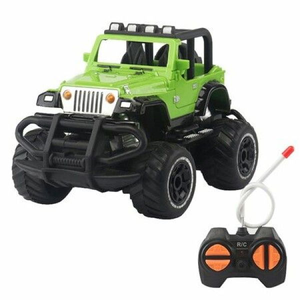 RC Car 1:43 Scale Mini Off-Road High-Speed RC Jeep Truck Remote-Controlled Vehicle.