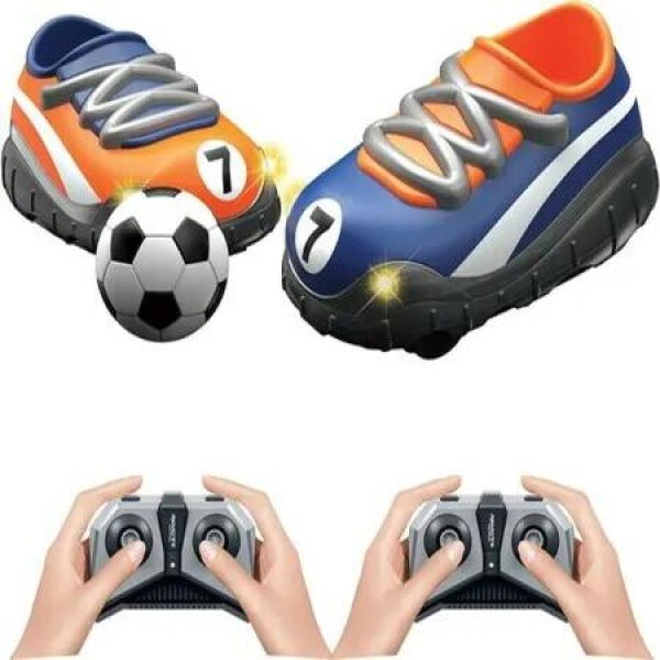 RC Car 2.4G Football Soccer Shoes Vehicle Toy LED Lights Battle Game Toys Birthday Gifts Kids Age 6+ Remote Control Fun
