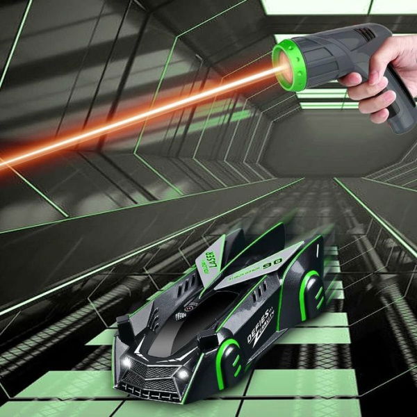 Rc Car Infrared Induction Anti Gravity Follow By Led Laser Rc Wall Climbing Remote Control Race Car Toy