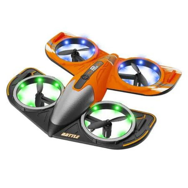 RC Drone for Kids Beginners,Foam Remote Control Drone with Cool Lights,360 Degree Flip,Altitude Hold,3 Speed â€‹â€‹Modes,Collision Protection
