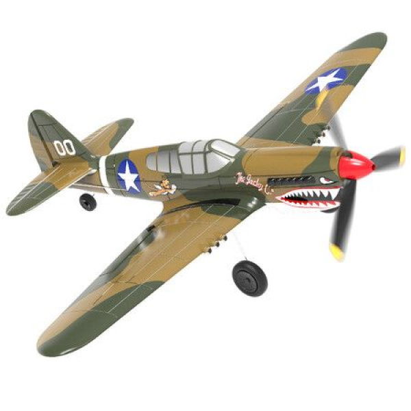 RC Plane 4-CH RC Airplane P40 Warhawk RTF Remote Control Plane For Beginners & Expert With Xpilot Stabilizer System One-Key Aerobatic Feature.