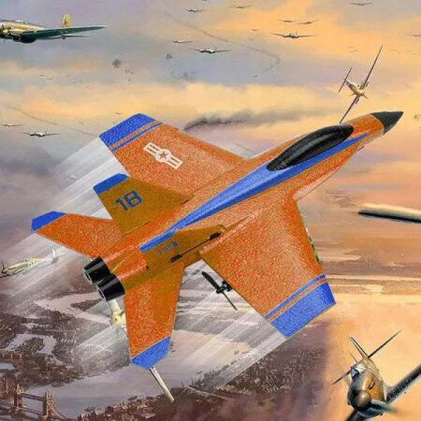 RC Plane Hornet Strike Fighter, Remote Control Airplane Foam Glider Planes for Kids Boys Beginners Fighter Jet Toy