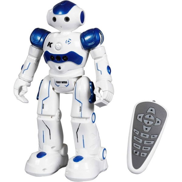 RC Robot Toy Gesture Sensing Remote Control Robot For Kids Age 3+ Years Old Boys Girls Birthday Gift Present Blue.