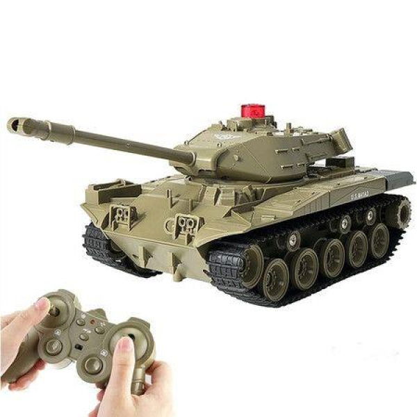 RC Tank Truck Vehicles,2.4Ghz Radio Controlled Tank Toy 270Â°Rotational Realistic Sounds Great Gift for Kids