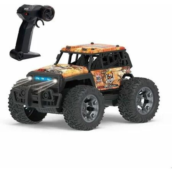 RC Truck 1/20 Remote Control Rock Crawler ATV 4 Wheeler Climbing RC Vehicle LED Searchlight Fast Short Course Rally Racing Car Toy Birthday Xmas Gift