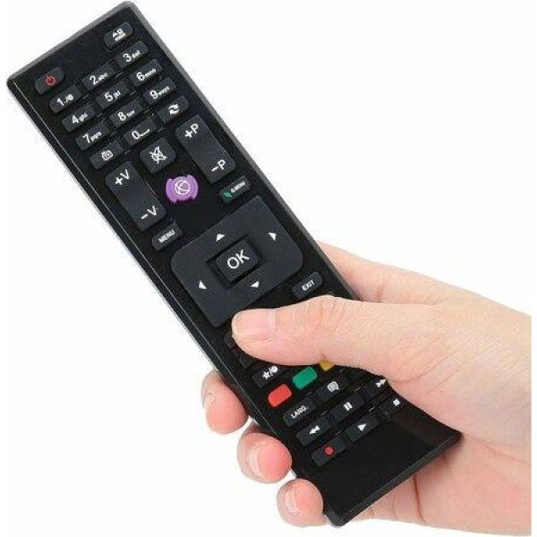 RC4875 Remote Control For Telefunken LED Television. Suitable For TE22275B35TXG CR-TV20-100 Finlux FIN22DVDBK SL48990 SM32-240-AW15 Etc.