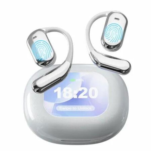 Real Time Language Translator Earbuds,AI Language Translator Earphone 3-in-1 Accents Long Battery Life Translation Earbuds OWS 144 Languages,White