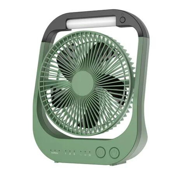 Rechargeable Fan, Portable Personal Fan, Battery Powered Desk Fan, with LED Light Fan, USB Fan with Timer, Quiet Fan for Bedroom, Home, Camping