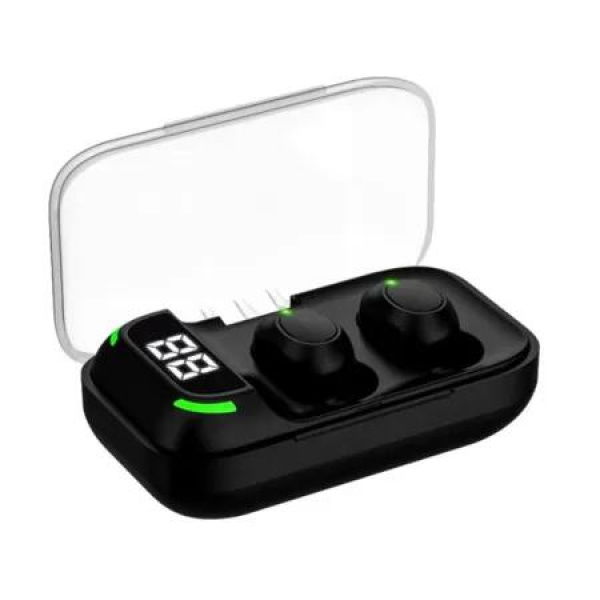 Rechargeable Hearing Aids for Seniors,Nearly Invisible,Intelligent Noise Reduction and Bluetooth for Mild to Moderate Hearing Los-Black