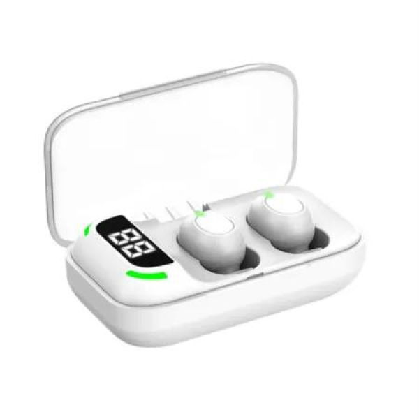 Rechargeable Hearing Aids for Seniors,Nearly Invisible,Intelligent Noise Reduction and Bluetooth for Mild to Moderate Hearing Los-White