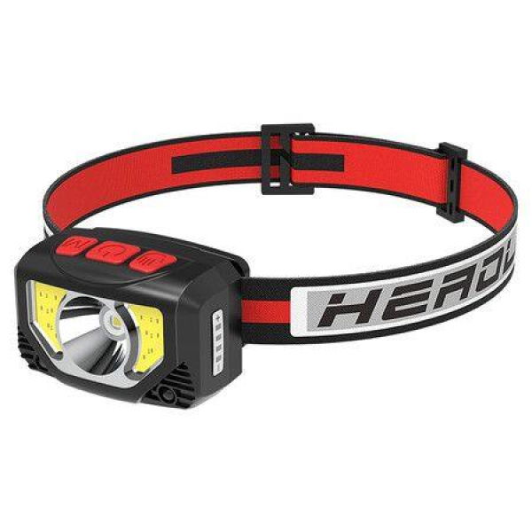 Rechargeable LED Headlamp Flashlight 1000 Lumen Super Bright Motion Sensor Head Lamp For Running Camping