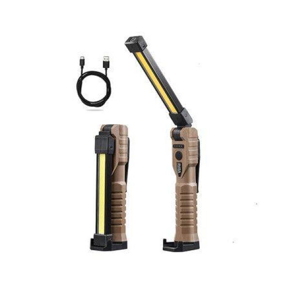 Rechargeable LED Work Light Automotive Foldable USB Portable Flashlight Work Light For Mechanic Repair Camping