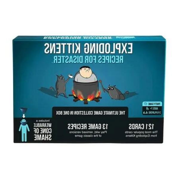 Recipes for Disaster Deluxe Game Set by Exploding Kittens: Fun Family Game for Teens, and Kids