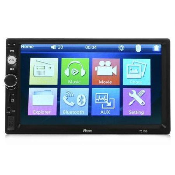 Rectangle 7010B Car MP5 Player With 720P Camera