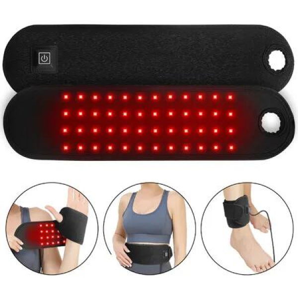 Red Light and Infrared Light for Hands Wrist Wearable for Hand Wrist Compression and Warm,Adjustable Velcro Straps, Wavelength Pulse Mode