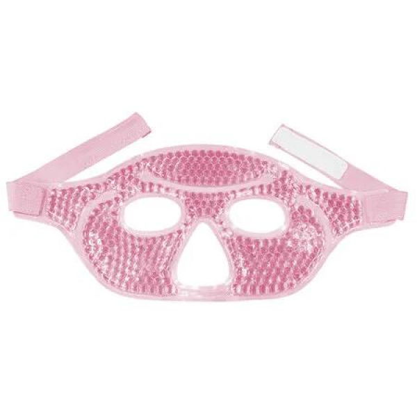 RED Multi Functional Eye Mask Sleeping Half Face Ice Mask PVC Hot & Cold Compress Gel Mask Upgraded
