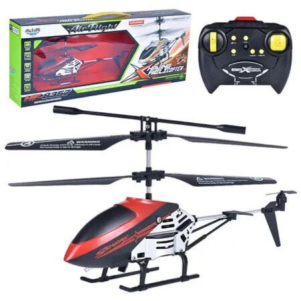 ï¼ˆRedï¼‰Rechargeable Remote Control Helicopter, LED Light Modes, Altitude Hold, 3.5 Channel, Gyro Stabilizer,Remote Helicopter Toys for Boys and Girls