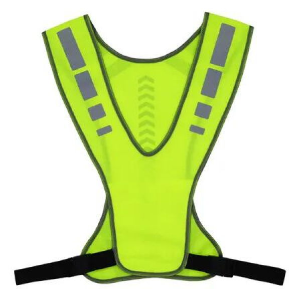 Reflective Running Vest Gear with Pocket for Women Men Kids, Safety Reflective Vest Bands for Night Cycling Walking Bicycle Jogging