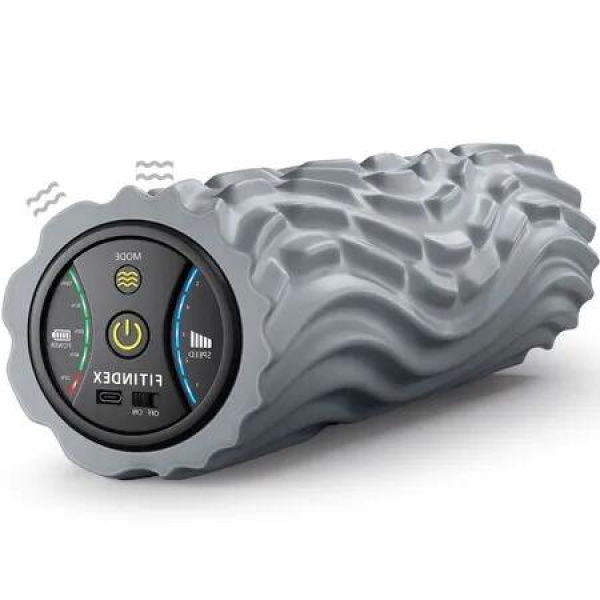 Relieve Tension and Enhance Recovery - Vibrating Foam Roller with 5 Speeds and Rechargeable Battery