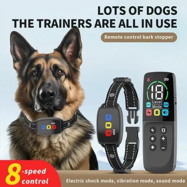 Remote Bark Collar Dog Bark Large Medium Small Dogs Rechargeable Anti Barking Training Collar Collar Beep