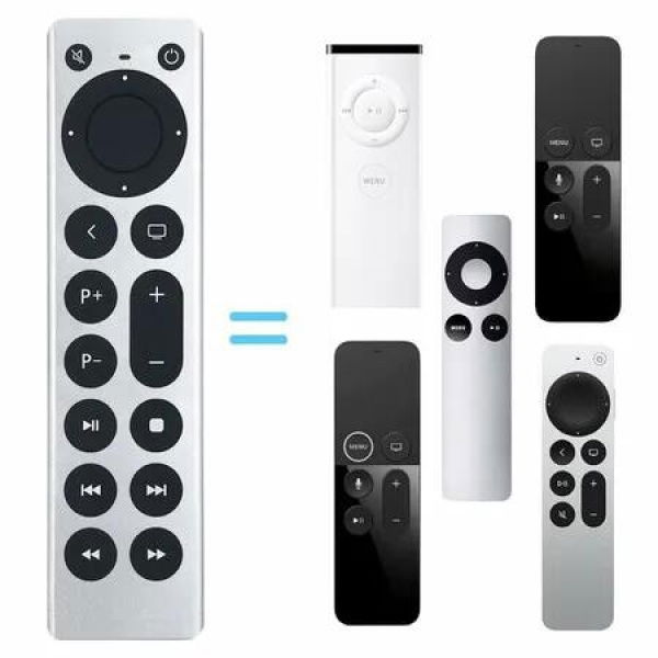 Remote Control Apple TV Replacement 4K Universal First Second Third Fourth Fifth Generation HD No Voice Command Media Player Accessory