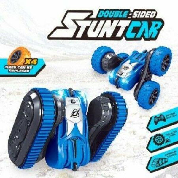 Remote Control Car 2 in 1 Tire Switching RC Stunt Cars 4WD 2.4Ghz Double Sided Rotating Vehicles 360Degree Flips, Kids Toy Trucks with Headlights for Boys