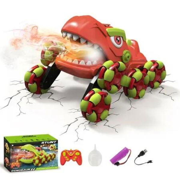 Remote Control Car 2.4Ghz 8WD Stunt Rc Cars with Auto Demo,360 Degree Rotation,Music and LED Light Toy Vehicle for Boys Age 4+