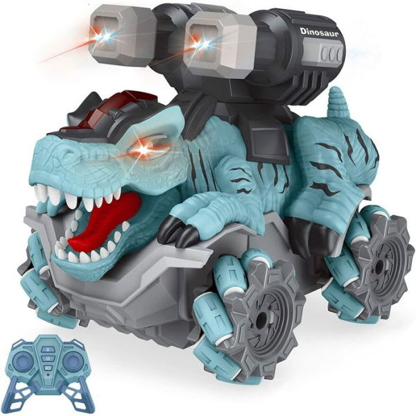 Remote Control Car Dinosaur Toys 2.4 GHz Monster Truck 360 Degree Spins Stunt Car For Boys And Girls.