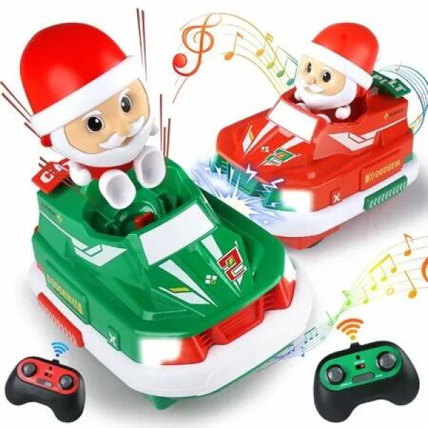 Remote Control Car for Boys, Christmas RC Bumper Cars with Ejecting Figures, Family Battle Game Race Car, Christmas Party Gift for Boys Kids 6-12