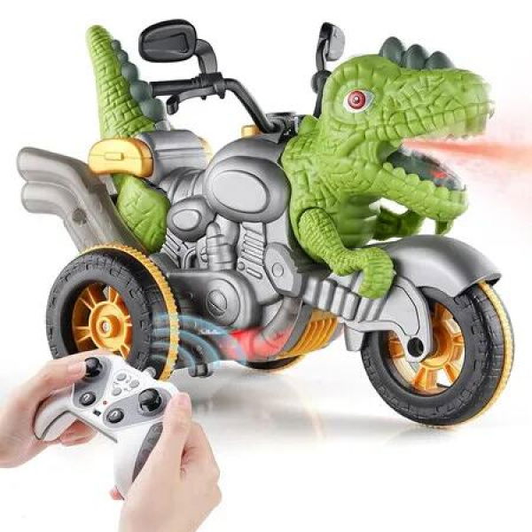 Remote Control Car for Kids, with Music&Light &Spray,360 Degree Rotation, Monster Trucks Kids Toys Age for 4-8,Boys Toys Gift