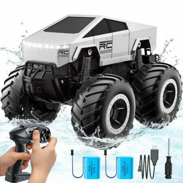 Remote Control Car Off-Road Pick-up Truck,4WD Waterproof RC Trucks Toy RC Cars,1:16 Scale Hobby Monster Truck Toys 2.4GHz Vehicles Kids Gifts Age3+