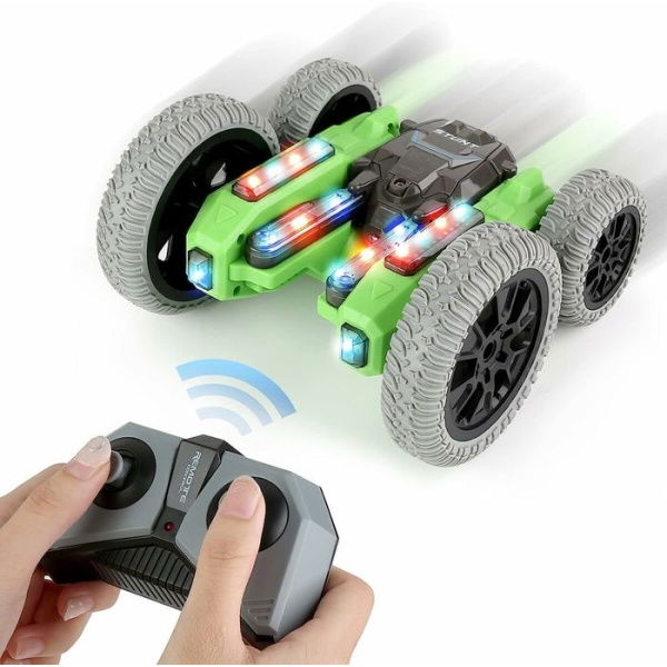 Remote Control Car With Double-sided 360-degree Flips Rotating Car Toy For 8+ Year Old Boys And Girls.