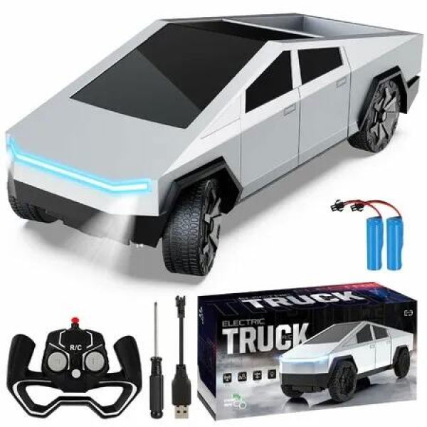 Remote Control Car,1:24 RC Cars Scale All Terrain Electric Vehicle,LED Lights Car Toys Monster Trucks,Brithday Gift