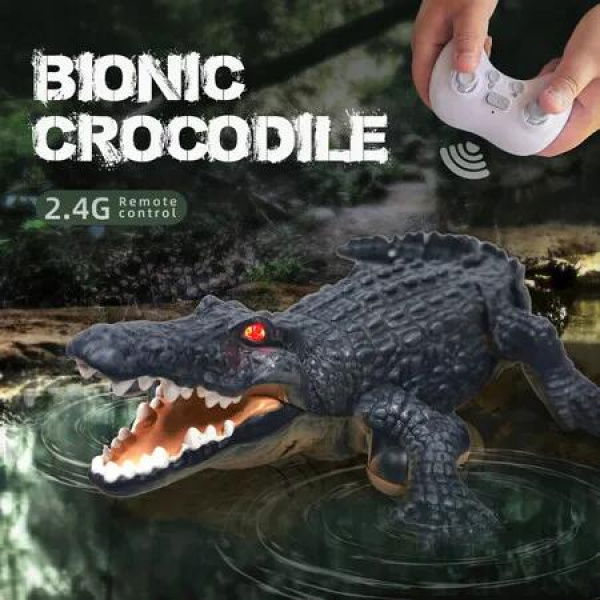 Remote Control Crocodile Pool Toy Electric Waterproof RC Boat Children Boys Gift Fun Outdoor Play Sealed Design