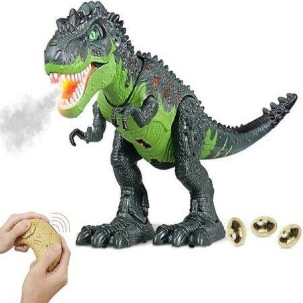 Remote Control Dinosaur Toy for Kids Intelligent Interactive RC Tyrannosaurus Smart Dino Toy for Ages 4 and Up