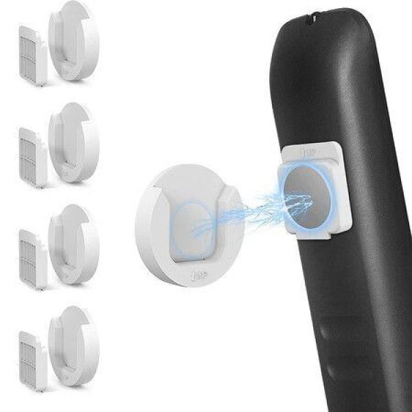 Remote Control Holder, Wall Mount, 4 Pack Upgraded Remote Control Organizer, Self Adhesive Storage, TV Remote Control Organizer for Home Office