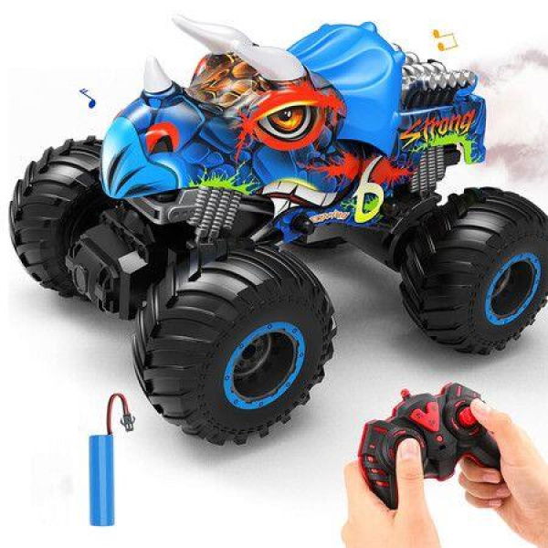 Remote Control Monster Trucks for Kids Ages 4-12 Years Old, Christmas and Birthday Gift Ideas, 2.4GHz Off-Road Off-Road Car