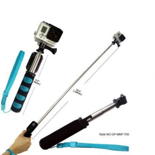 Remote Extendable Handheld Monopod Grip For GoPro Camera HD Hero 1 2 3 3+.