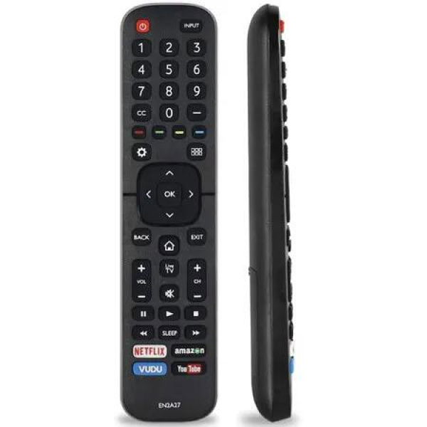 Replacement Hisense TV Remote Universal EN2A27 for 4K LED HD UHD Smart Televsion Flat Screen Control Easy Use