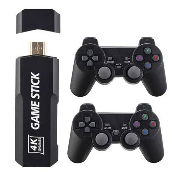 Retro Game Console 4K 64GB 30000 Games Stick Wireless Controller 3D HD TV 50 Classic Emulator for PS1 N64 DC Arcade Gaming