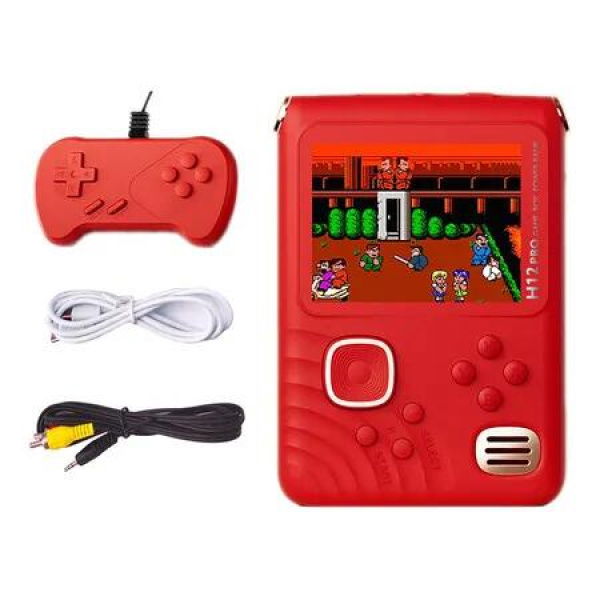 Retro Handheld Game Console with 1000 Classical Games 3.5 Inches Screen Portable Video Game Consoles (Red)