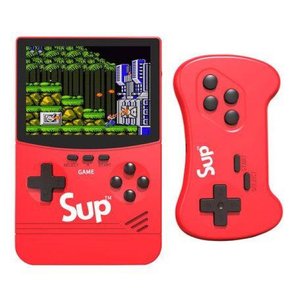 Retro Portable Handheld Game Console to Experience 500 Classic Games Anytime Anywhere (Red)