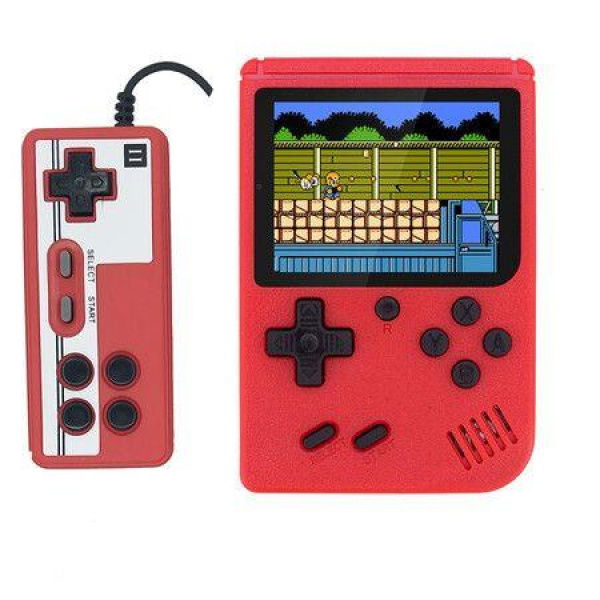 Retro Portable Mini Handheld Video Game Console 8-Bit Color LCD Kids Color Game Player Built-in 400 Games