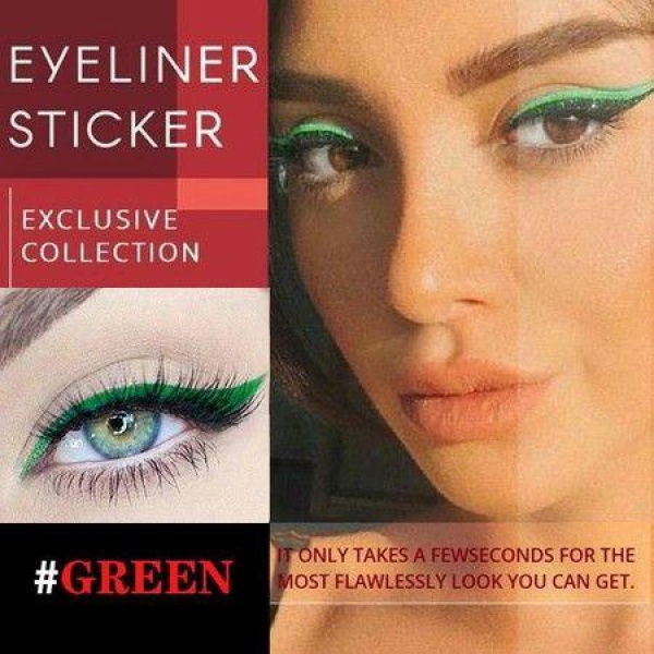 Reusable Eyeliner Stickers 36 PairsInvisible Self-Adhesive Eye Line Strip Sticker Eyelid Makeup Stickers Double Eyelid Tape Quick Eyelid Makeup Cosmetic Sticker