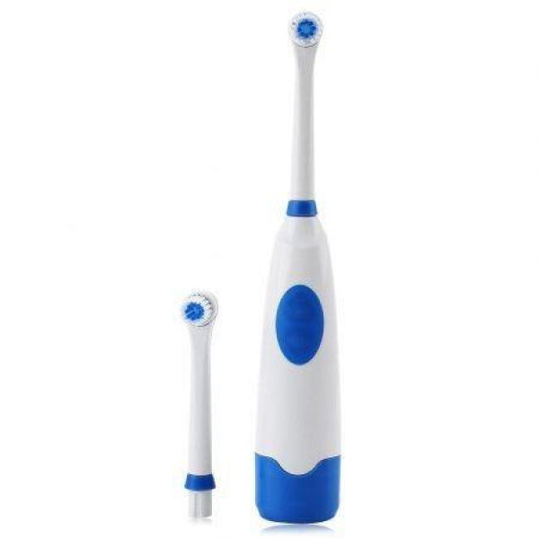 Revolving Electric Toothbrush With Replacement Brush Head