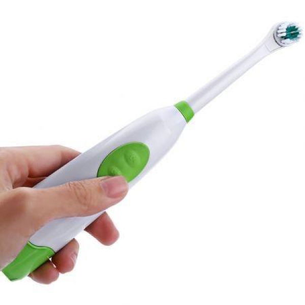 Revolving Electric Toothbrush With Replacement Brush Head