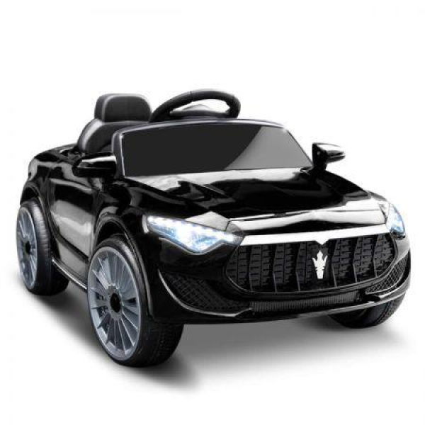 Rigo Kids Electric Ride On Car Toys Cars Horn Music Remote Control 12V Black